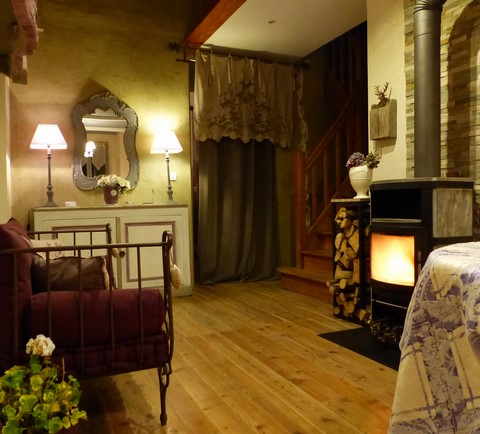 montagne attitude au coin du feu